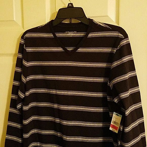 Men's Structure Slim Fit Long Sleeve Shirt - Picture 2 of 8